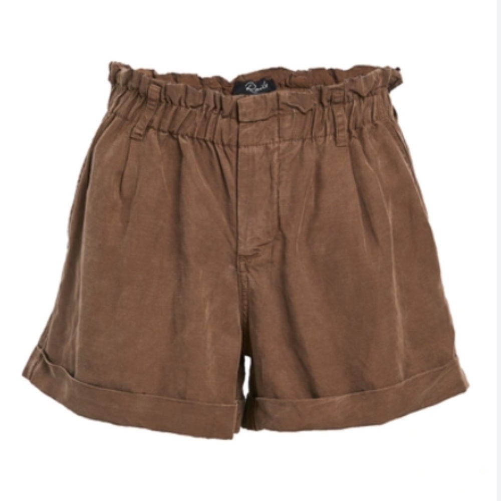 RAILS   Monty Linen Shorts In Brown (size small)